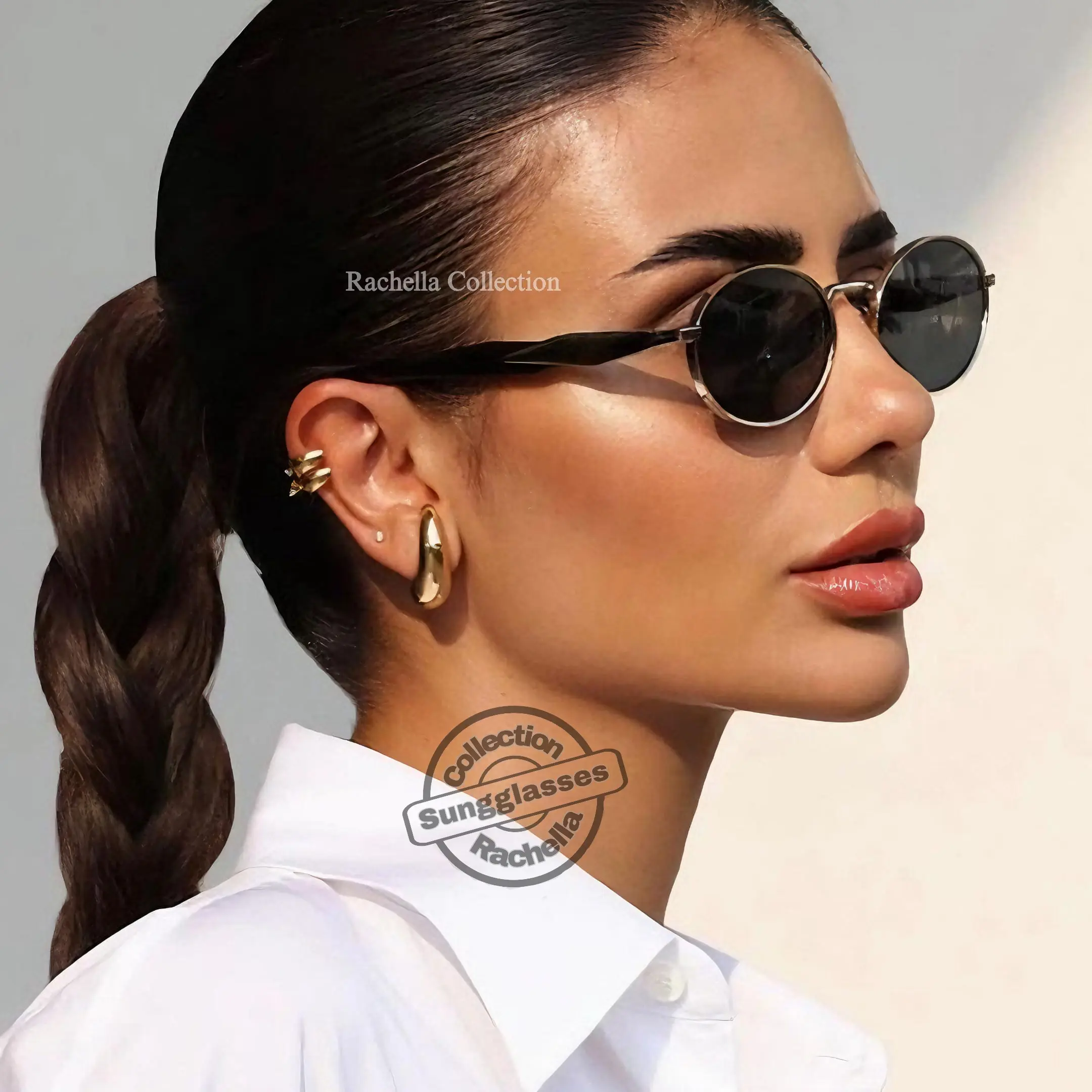 Kacamata Hitz !! Kacamata Fashion PRD MLN Best Seller / Sunglasses Korea Retro 0164+ Box & Hard Case Kacamata