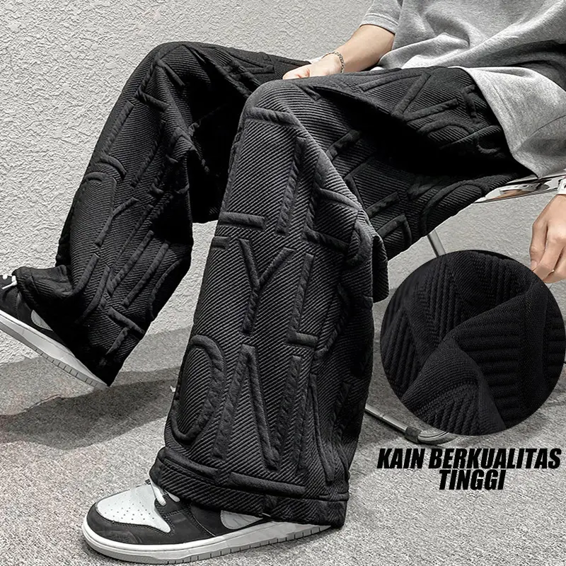 Celana Kain Pria Panjang/Celana Oversize Pria/Celana Panjang Chino/Celana panjang pria/chinos panjang pria/American style oversize Dipilih kain berkualitas tinggi celana pria 5