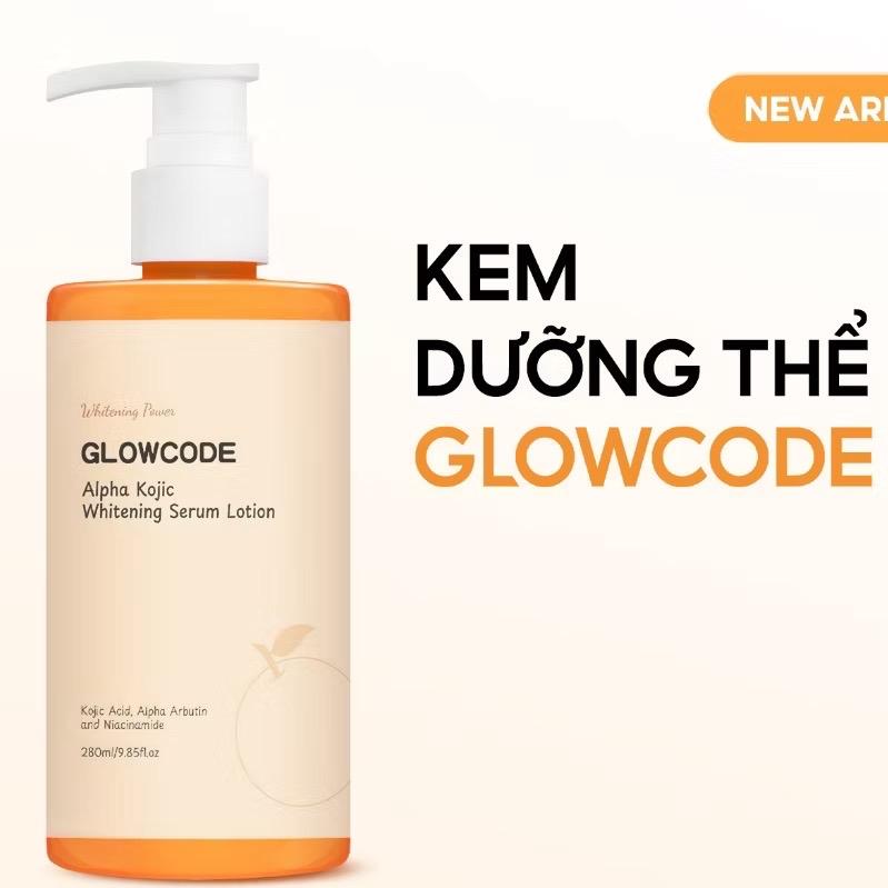  Glowcode Kem dưỡng thể hỗ trợ trắng da hỗ trợ dưỡng ẩm cho da 280ml Body Moisturizers 