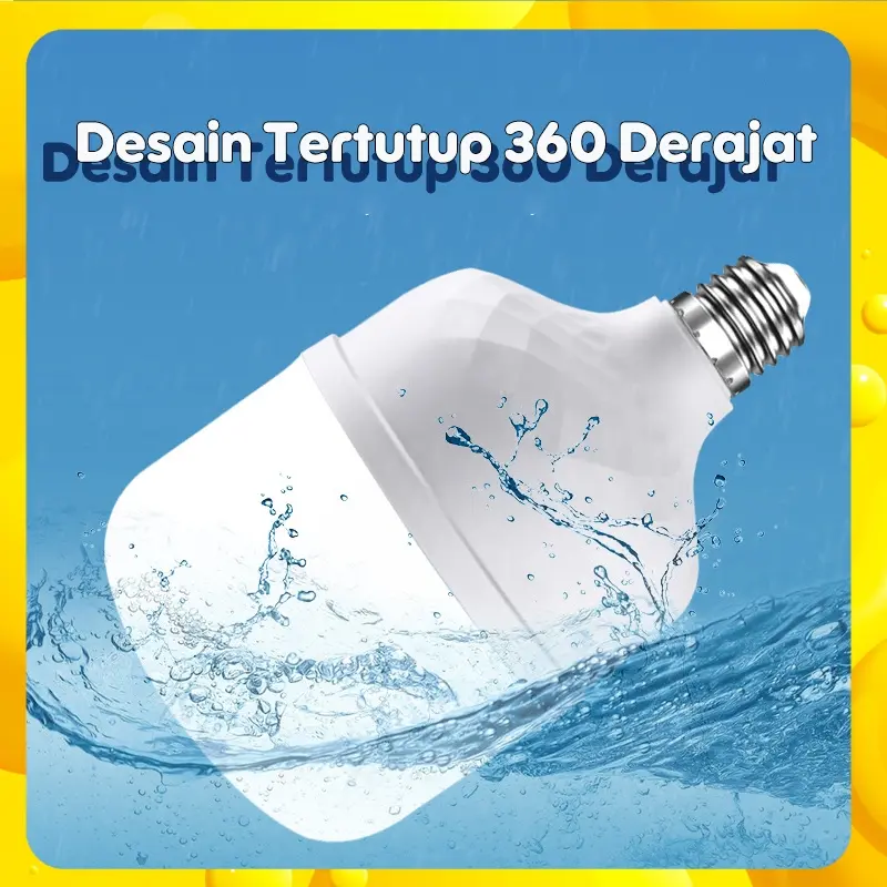 Lampu led kamar jumbo super terang Lampu bohlam rumah murah hemat energi LED Bulb E27 putih Lampu tabung berkualitas 4