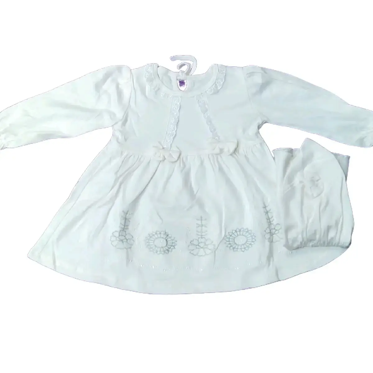 Baju Muslim Bayi Newborn Gamis Bayi aqiqah Set Jilbab Dress Aqiqah Bayi Perempuan 0 6 bulan  Katun Syari Wanita Lebaran Anak Cantik Lembut Nyaman Panjang Mewah Bordir Dewasa Cewek