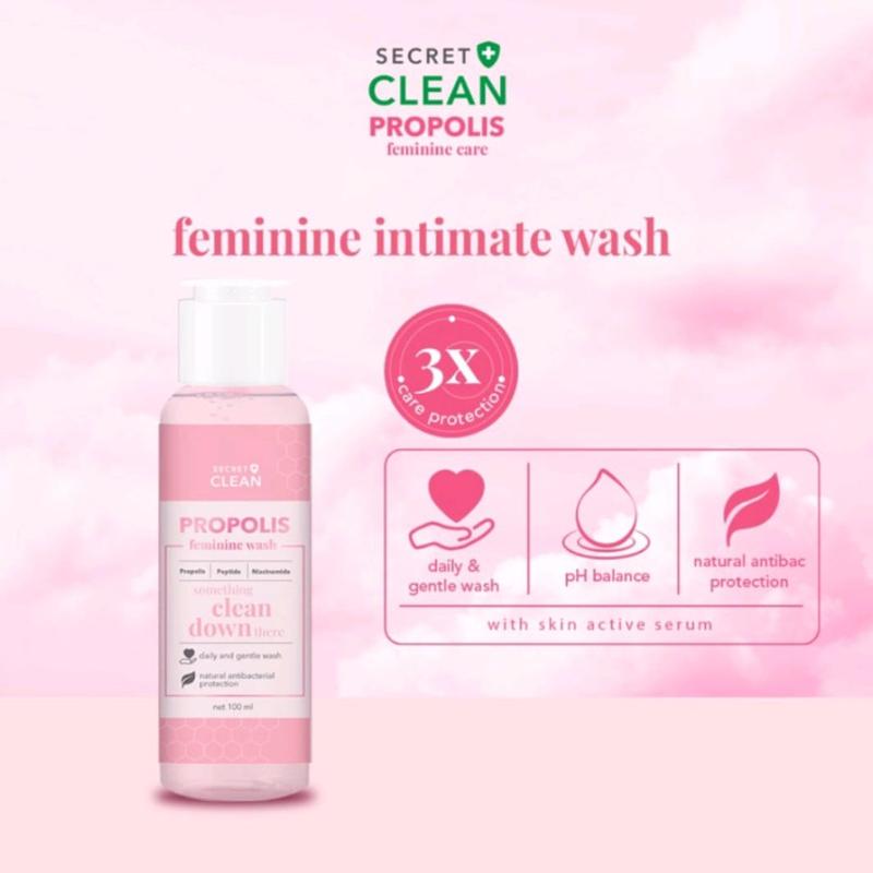 Secret Clean Propolis Intimate Feminime Wash/Pembersih sabun kewanitaan 0