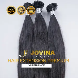 JOVINA | Hair Extension, Rambut Sambung Extension Natural Hitam, Ukuran 40 sampai 80 cm