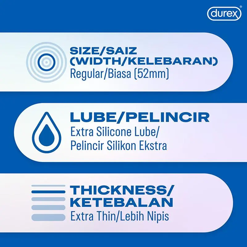 Durex Invisible Extra Lubricated Condoms (Thinnest) | Pack of 10 For Men - TikTok Shop Malaysia Durex Invisible Extra Lubricated Condoms (Thinnest) | Pack of 10 For Men - TikTok Shop Malaysia