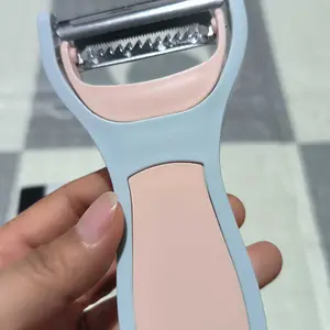 Peeler 2 in 1 Alat Pengupas Kulit Buah Kentang Serbaguna Pengupas Stainless Kitchenware