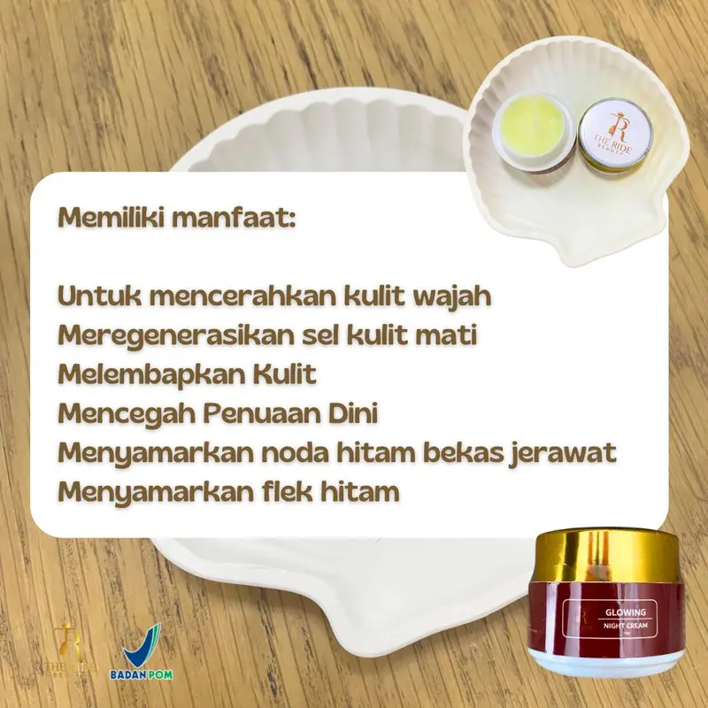 ( SPESIAL LAUNCHING ) Jelly Pelicin Boster & Glowing Night Cream The Ride Beauty < Bundling 1 > 4