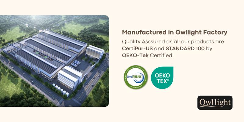 Product Introduction of OWLLIGHT Sky 20CM Queen Hybrid Mattress Latex Memory Foam Cooling Gel Washable Knitted Cushion Cover 11