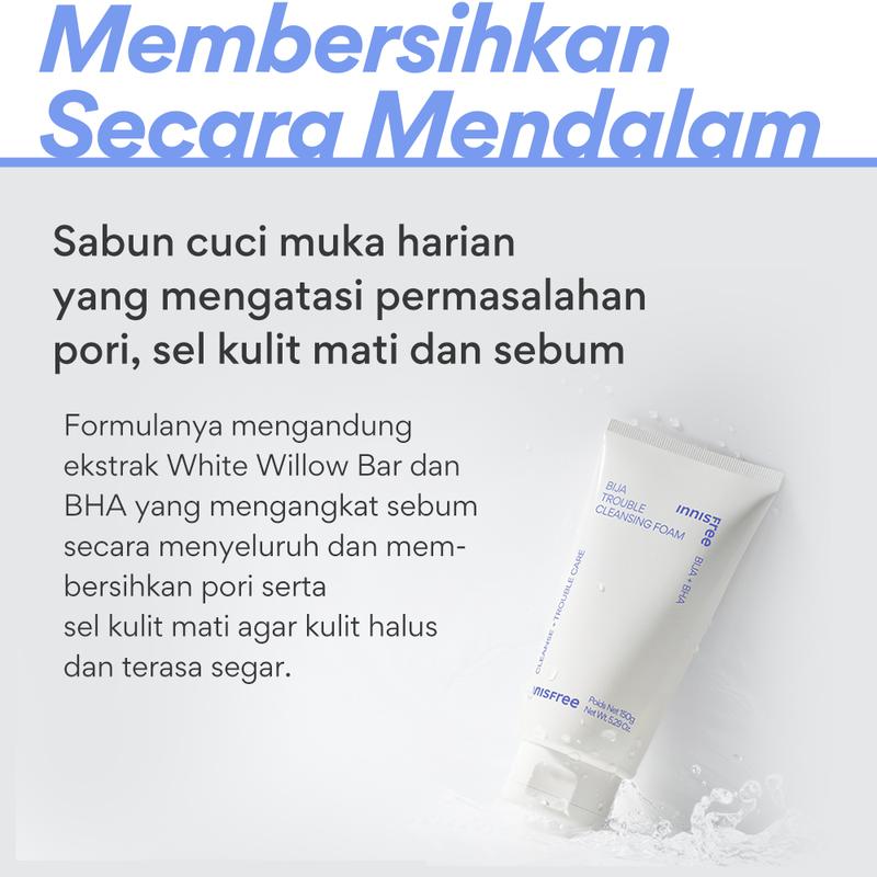 Innisfree Bija Trouble Cleansing Foam 150g - Cleanser 3
