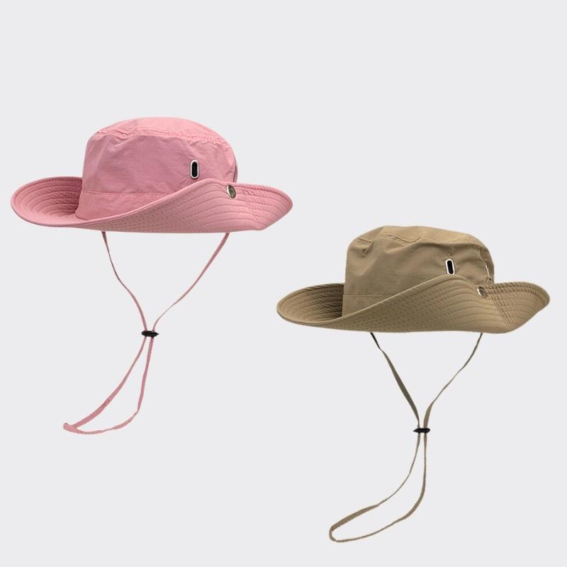 Mũ cao bồi chống nắng cho nam và nữ, mũ rộng vành đi biển, mũ du lịch mùa hè thoáng khí chống tia cực tím, mũ câu cá