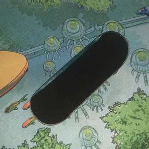 Foamtape Fingerboard 38mm*110mm Foam Tape Fingerboard Hitam