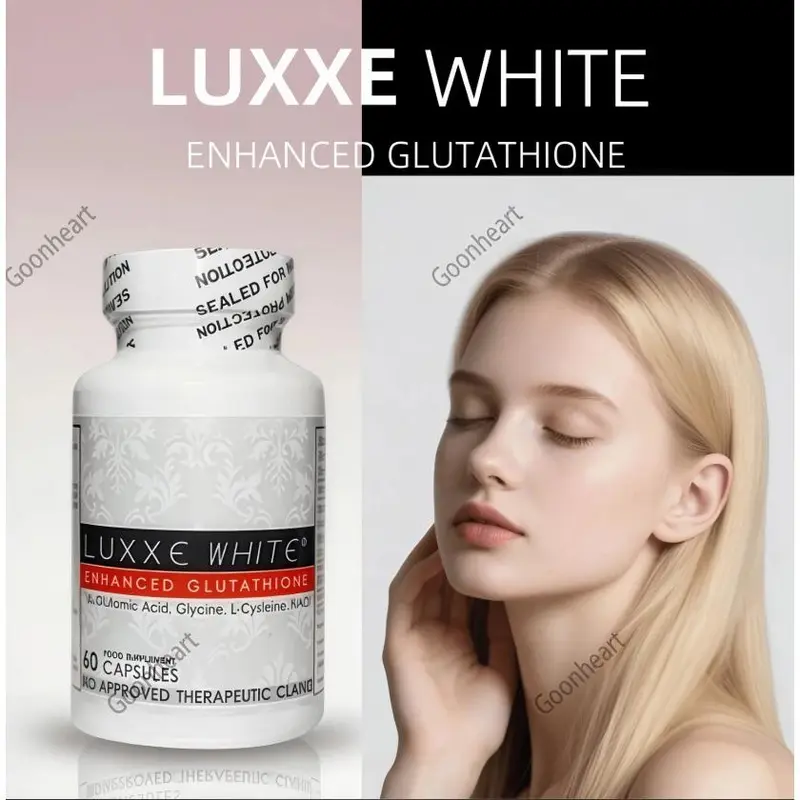 Luxxe White Glutathione 775mg Capsules 60pcs for Skin Whitening Anti-Aging  & Acne Treatment FDA Approved