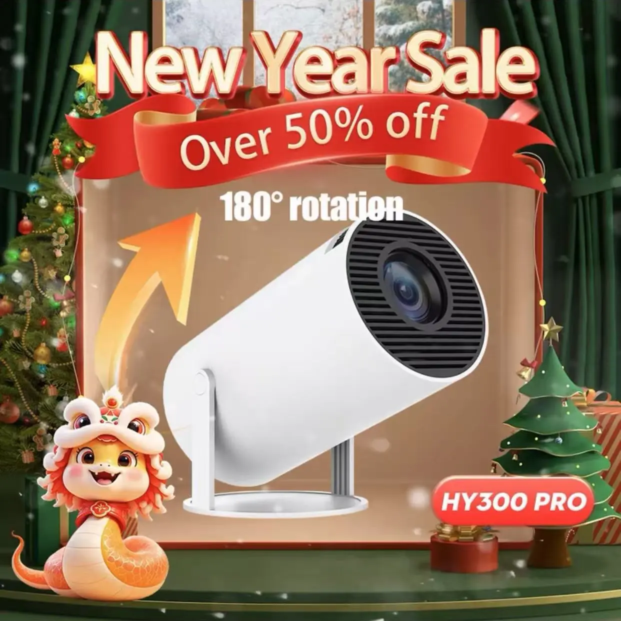 2025 Super HD Projector 1000 Lumens Low Price For Sale
