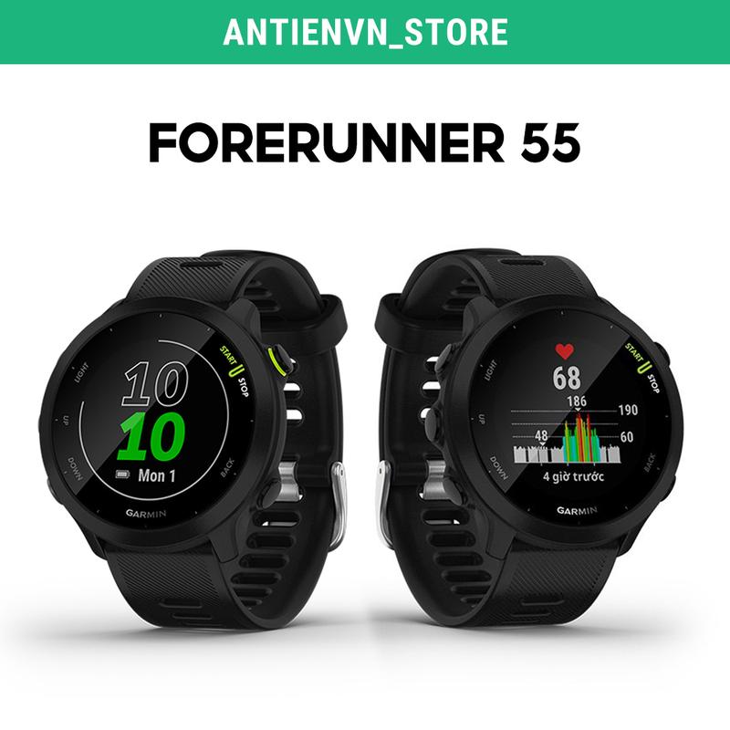 Đồng hồ thể thao thông minh Garmin Forerunner 55 - Hàng chính hãng Smartwatch Đồng Hồ Thông Minh