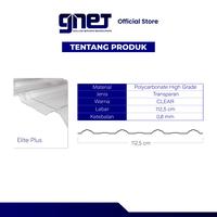 Gambar GNET TRIMDECK ELITE PLUS | Atap Transparan Trimdek Polycarbonate - 6 meter dari GNET Official Store Kota Tangerang 2 Tokopedia