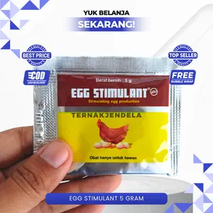 EGG ST1MUL4NT 5 DAN 1O GRAM - Vitamin, Memperpanjang, Meningkatkan Kesuburan Produksi Telur.