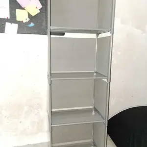 Rak Buku Serbaguna 5 Susun (4 RUANG) Dengan Tutup