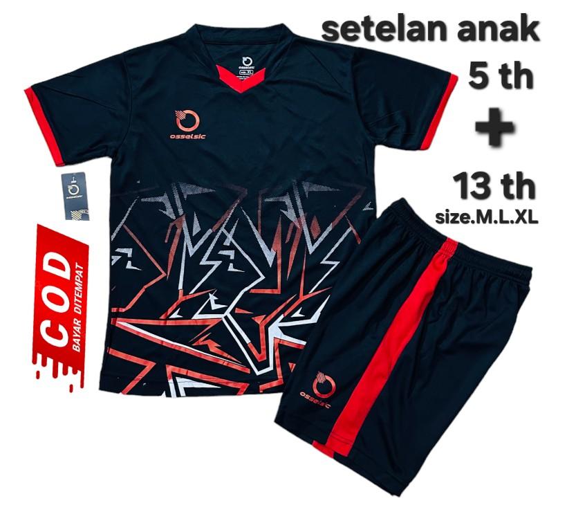 Baju olahraga Anak SD SMP SMA jersey tarkam Celana Pakaian Woven Yarn Dyed Fabric Cepat Kering Setelan Outdoor