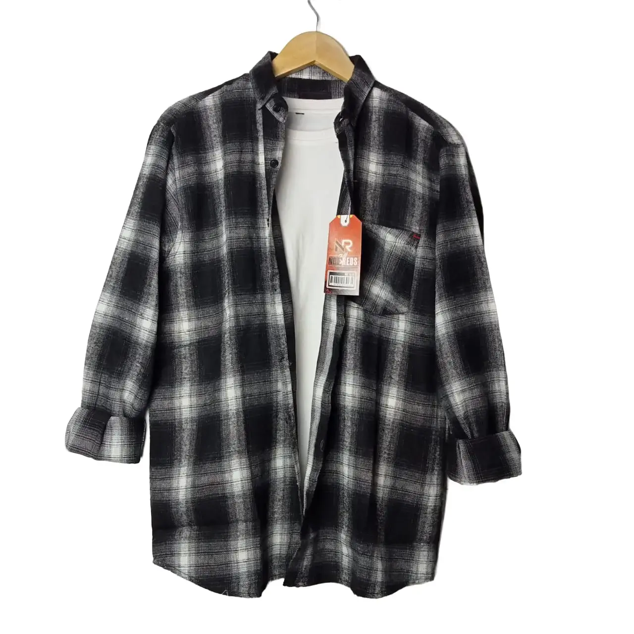 Kemeja Flannel Import Lengan Panjang Kasual Terbaru 2024 Kain Lembut Nyaman Formal Pria
