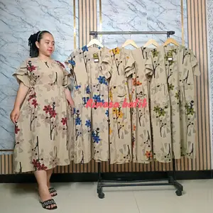 Daster chibi rayon tebal ressleting busui Bumil