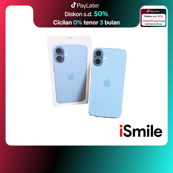 [ iSmile X Robi Bois ] Apple iPhone 16 128GB 256GB 512GB Garansi Resmi ...