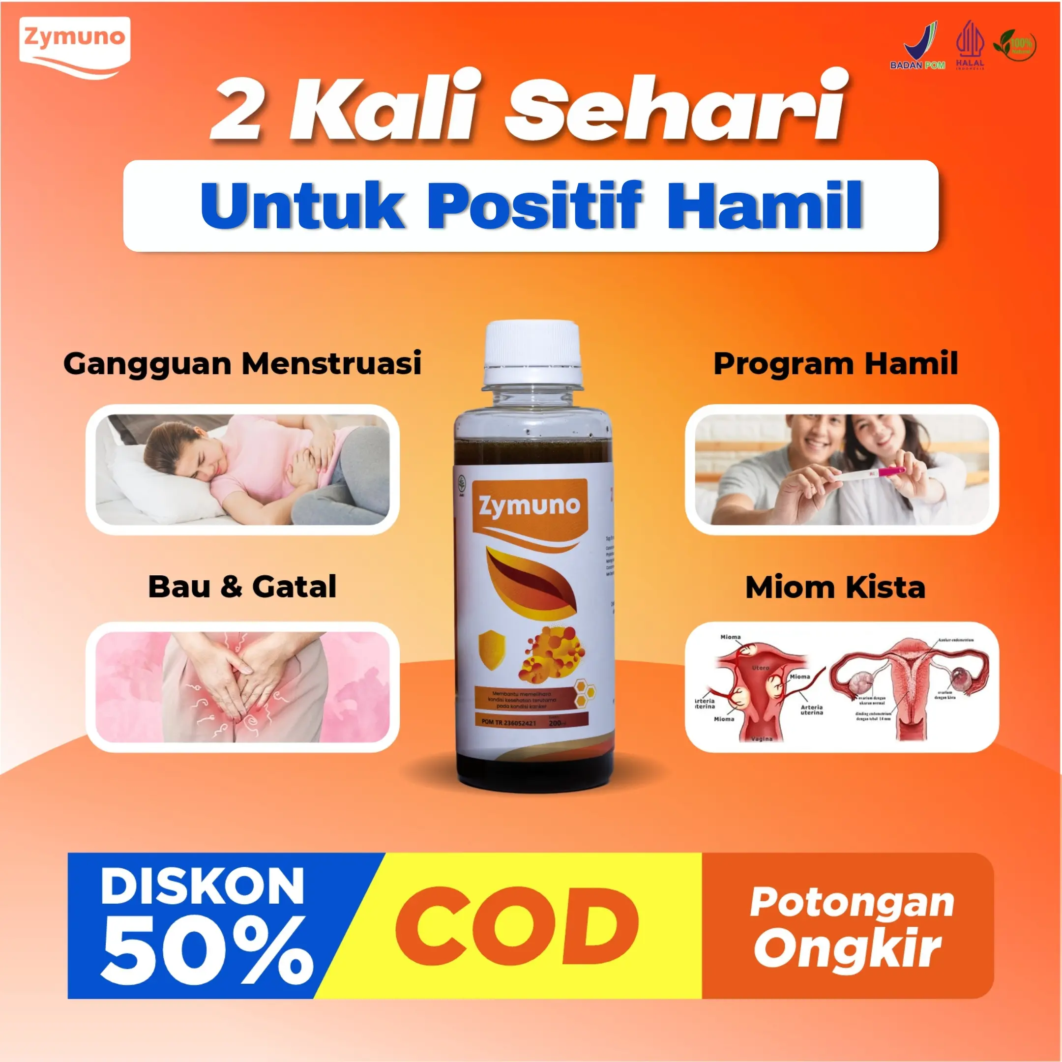 Madu Zymuno Asli - Solusi Program Suami Istri 1 Botol 200ml - Solusi Herbal Terapi Kesuburan Alami Tips Ikhtiar Pejuang Garis Dua - [Cepat Hamil Original Telur suplemen kesehatan murah]