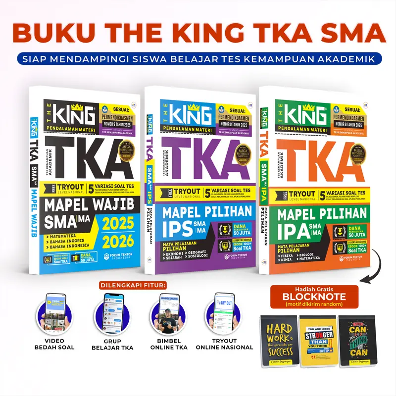 [NEW RELEASE] BUKU THE KING TKA SMA/MA (MAPEL WAJIB - IPA - IPS) 0