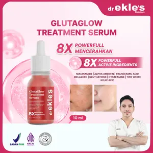 [Live dr Ekles] Glutaglow Treatment Serum 8x Powerfull Mencerahkan 8x Active Ingridients | Mencerahkan | Flek Hitam | Menutrisi | Anti-Aging