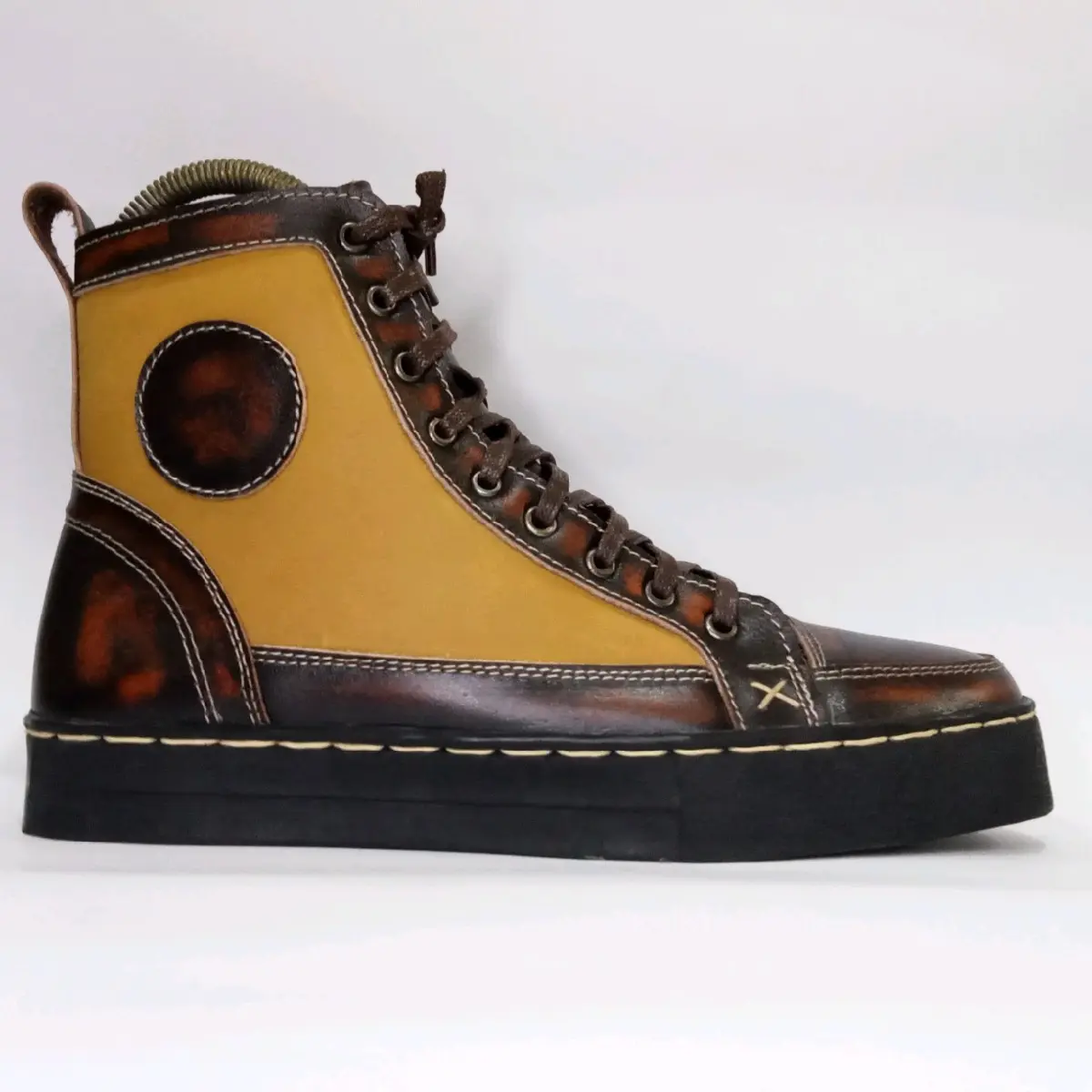 sepatu boots rogger pria kulit sapi asli sepatu boots pria Shoes