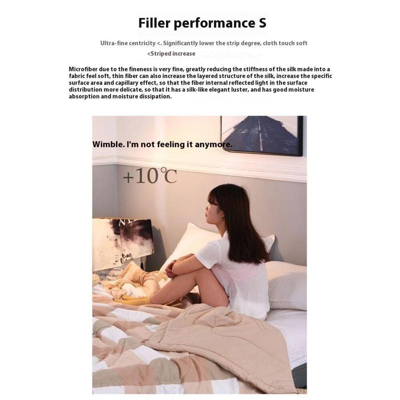 Product Introduction of EAY Life Summer Blanket Comforter Thin Soft Breahable Quilt Washed Cotton 6