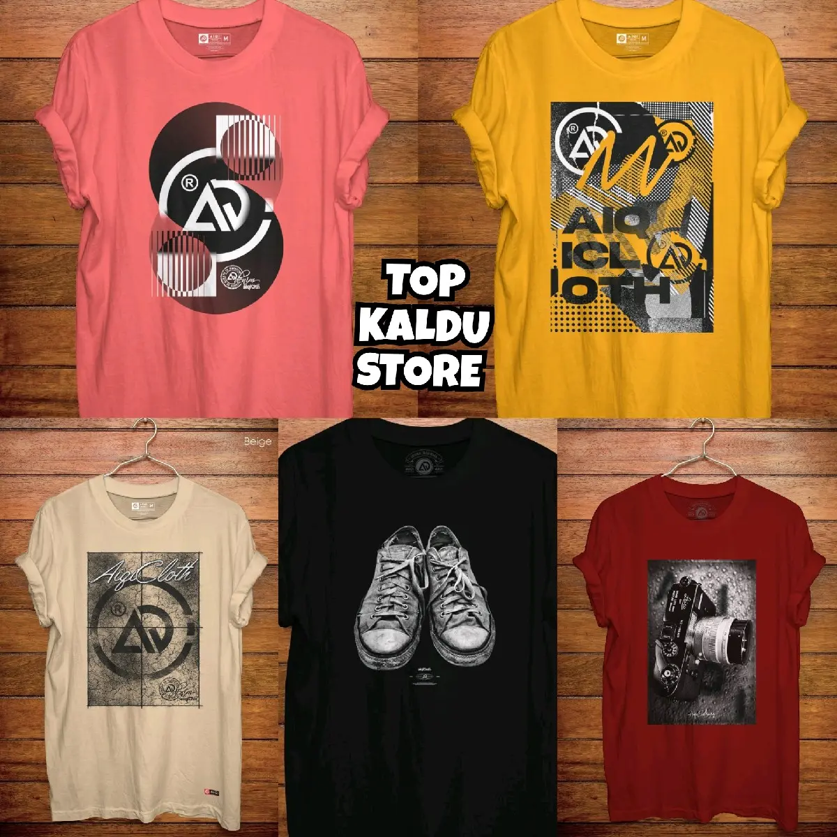 BAJU KAOS PRIA/WANITA RANDOM 100ribu DAPAT 5PCS  Baju Dewasa Sablon Oblong Motif Distro Unisex Keren Soft Bandung cowok bajudistro Katun Semi
