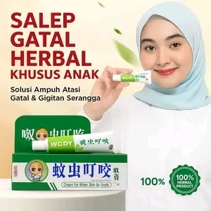 Salep Gatal Khusus Anak - Obat gatal Bayi Ruam Alergi, Eksim , Psoriasis,  Biang Keringat, Panu Kudis Kurap