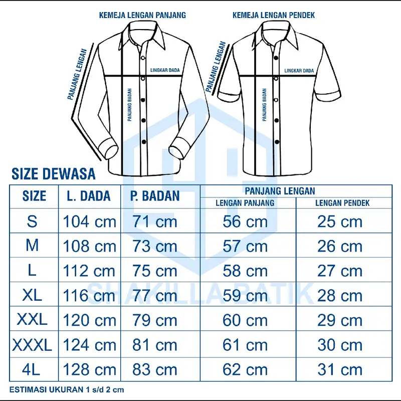 SH38.Kemeja Batik Pria lengan Panjang Couple Ayah dan Anak Bahan Katun premium Lapis Furing Warna Abu Abu Cream 4