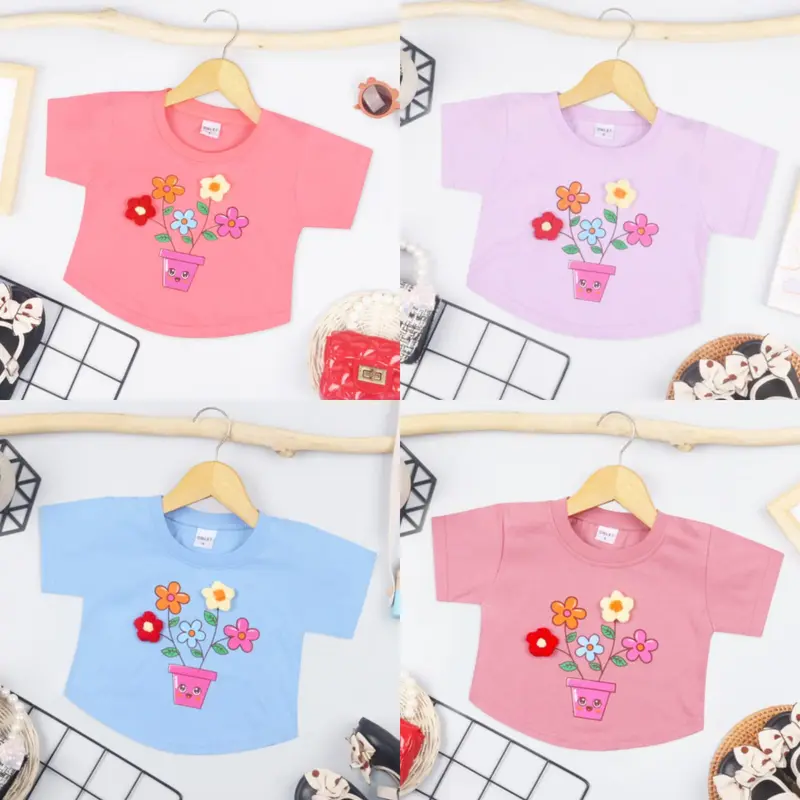 OWLET - atasan anak perempuan / atasan bordir / atasan 3d / atasan motif 3D / kaos anak perempuan / blouse anak perempuan 0