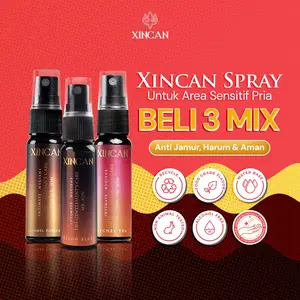 Xincan Spray DAPAT 3  -  Perlindungan Anti Bacterial Aromatic Hygiene Care Spray - Aroma Segar mengurangi Gatal akibat jamur Mencerahkan
