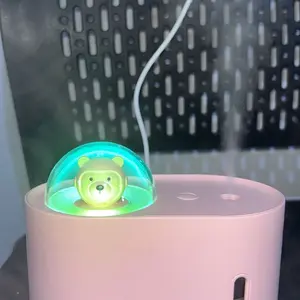 CapyKit Diffuser||Humidifier Mini Portabel/Bear Design Ultrasonic [Hadiah] /USB Diffuser Lucu Kesejukan Ruangan Anda 300ML
