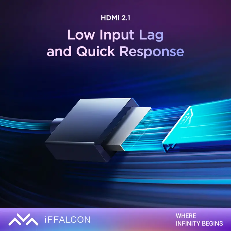iFFALCON by TCL 65 inch U75 NEW Series Google TV (Android 12) Smart Digital - GAMING TV - 144Hz Native Refresh Rate - 288Hz VRR - AiPQ Pro Processor - Dolby Audio - Google Play/Netflix/YouTube/Disney+ Hotstar/Prime Video - WiFi/Bluetooth 4