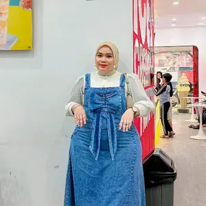 Overall Jeans Pita Bahan Premium Overall Jumbo Overall Oversize Denim Wanita Panjang