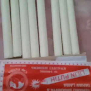 Lilin putih Cap panda 1 pack / Lilin lampu mati ukuran 14 cm 1 pack 8pcs