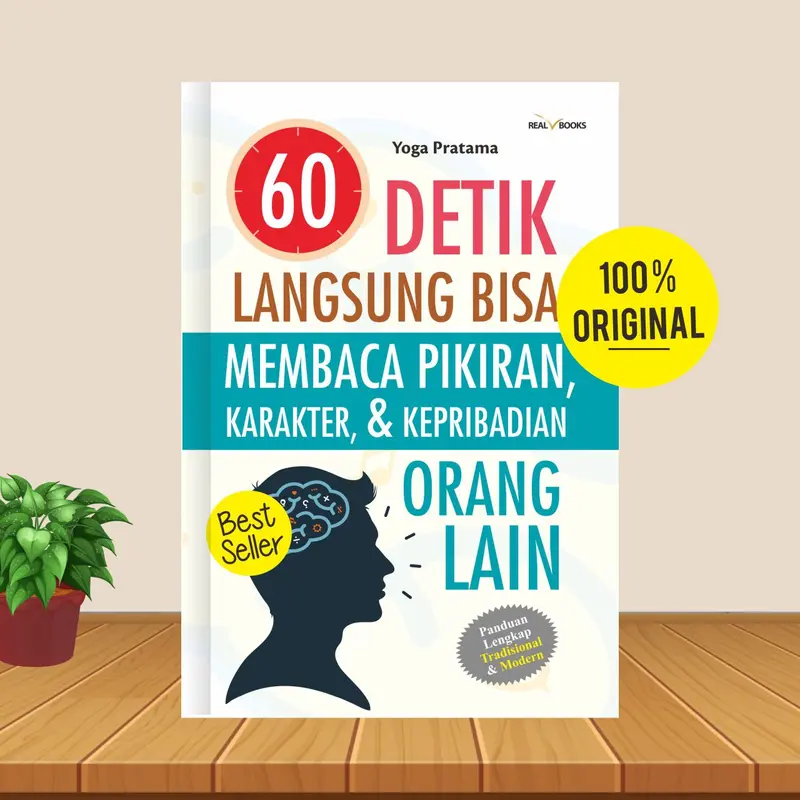 (READY STOCK)_Buku Psikologi: 60 Detik Langsung Bisa Membaca Pikiran, Karakter, dan Kepribadian Orang Lain - Buku Motivasi