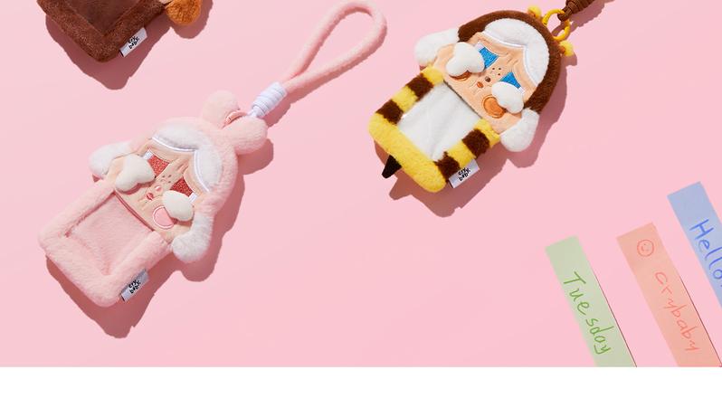 Product Introduction of POP MART CRYBABY Crying Again Series-Card Holder Blind Box CRYBABY Tear Factory Series Plush Card Cover Blind Box Trendy Crying Baby Accessories Gift Toys Salary card 2