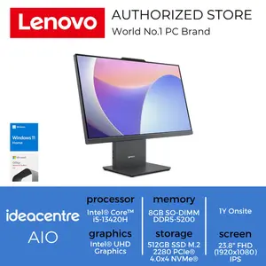 Lenovo IdeaCentre AIO 24IRH9 Intel Core i5-13420H 512GB SSD 8GB 24″ FHD W11+OHS
