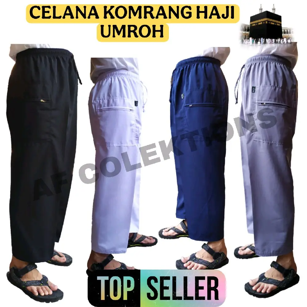 CELANA SIRWAL PANGSI KOMPRANG HAJI DAN UMROH BERKUALITAS TERLARIS Muslim Dewasa Pria