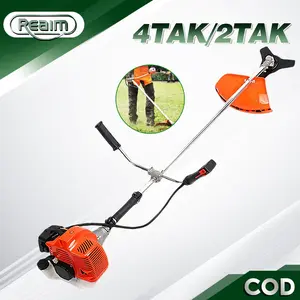 REAIM Mesin potong rumput 2tak/4tak, mesin pemotong rumput genggam, pemangkas rumput