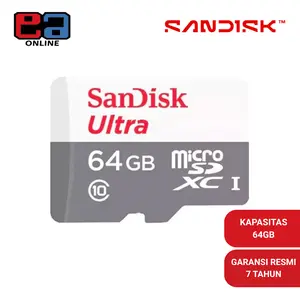 SanDisk Ultra 100MBps microSDXC Card Class 10 - 64GB - QUNR