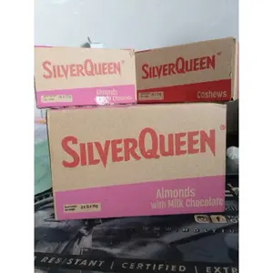 SilverQueen Almond & Cashew 1Box 22Gr