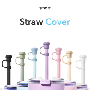 Smatt Straw Cover - (TIDAK TERMASUK BOTOL) Tutup Sedotan Silikon Penutup Silicone Straw Plug
