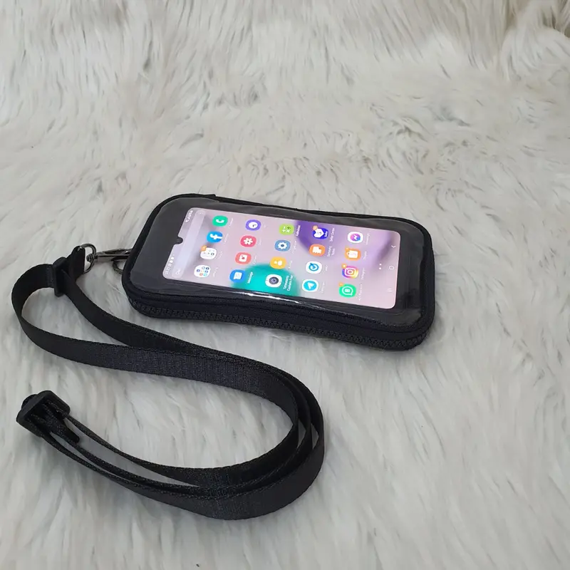 DG3 Tas Dompet Hanging Phone Sako Wallet Gantung Kalung Leher Selempang Hp Kartu Koin Paspor Kunci Hape Dan Uang Pria Wanita Serbaguna Cowok Cewek Terbaru Kekinian Fz 5