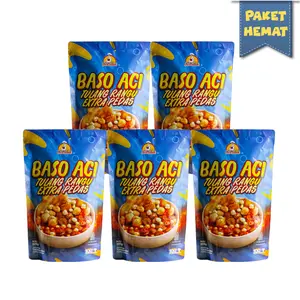 Paket Hemat 5 Bungkus Baso Aci Tulang Rangu Pedas Gurih - Baso Aci Terciduk