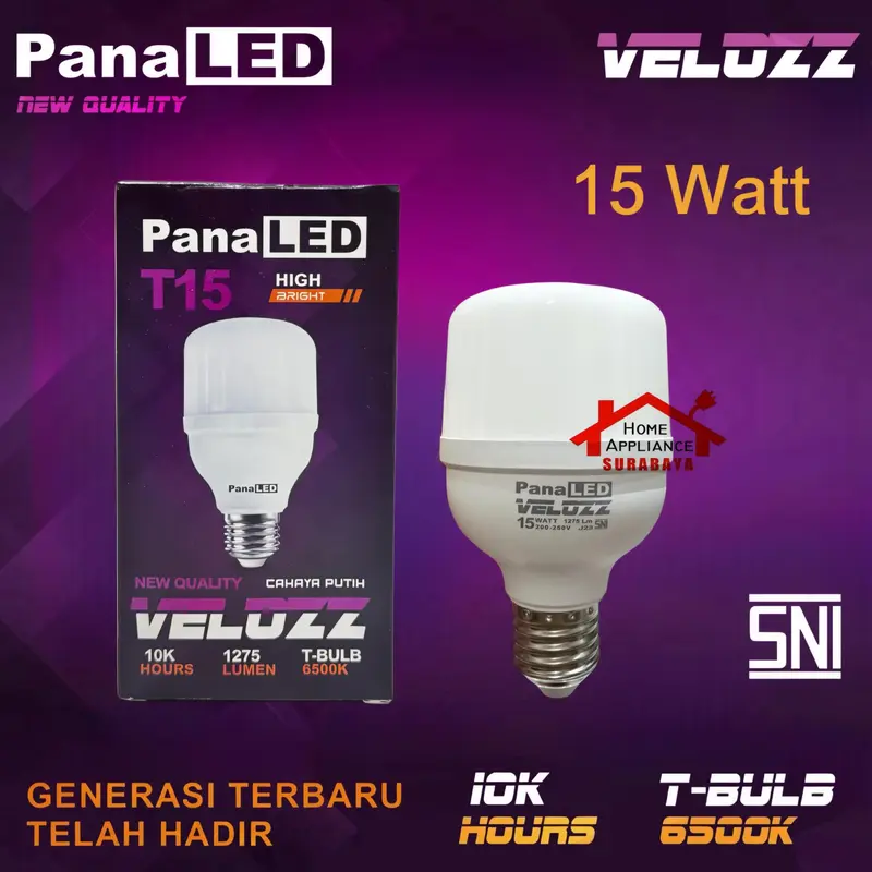 PanaLED Capsule Lampu LED T-Bulb Velozz 6500K 5 10 15 20 30 Watt / 5W 10W 15W 20W 30W 3