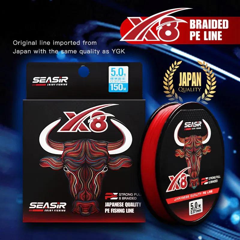 [OFFICIAL] Kastking 8 Senar Pancing (150M/10-60LB) Fishing Lines 8 Untaian Kepang Senar PE Multifilamen Kualitas Jepang Senar Utama Kekuatan Tinggi 4